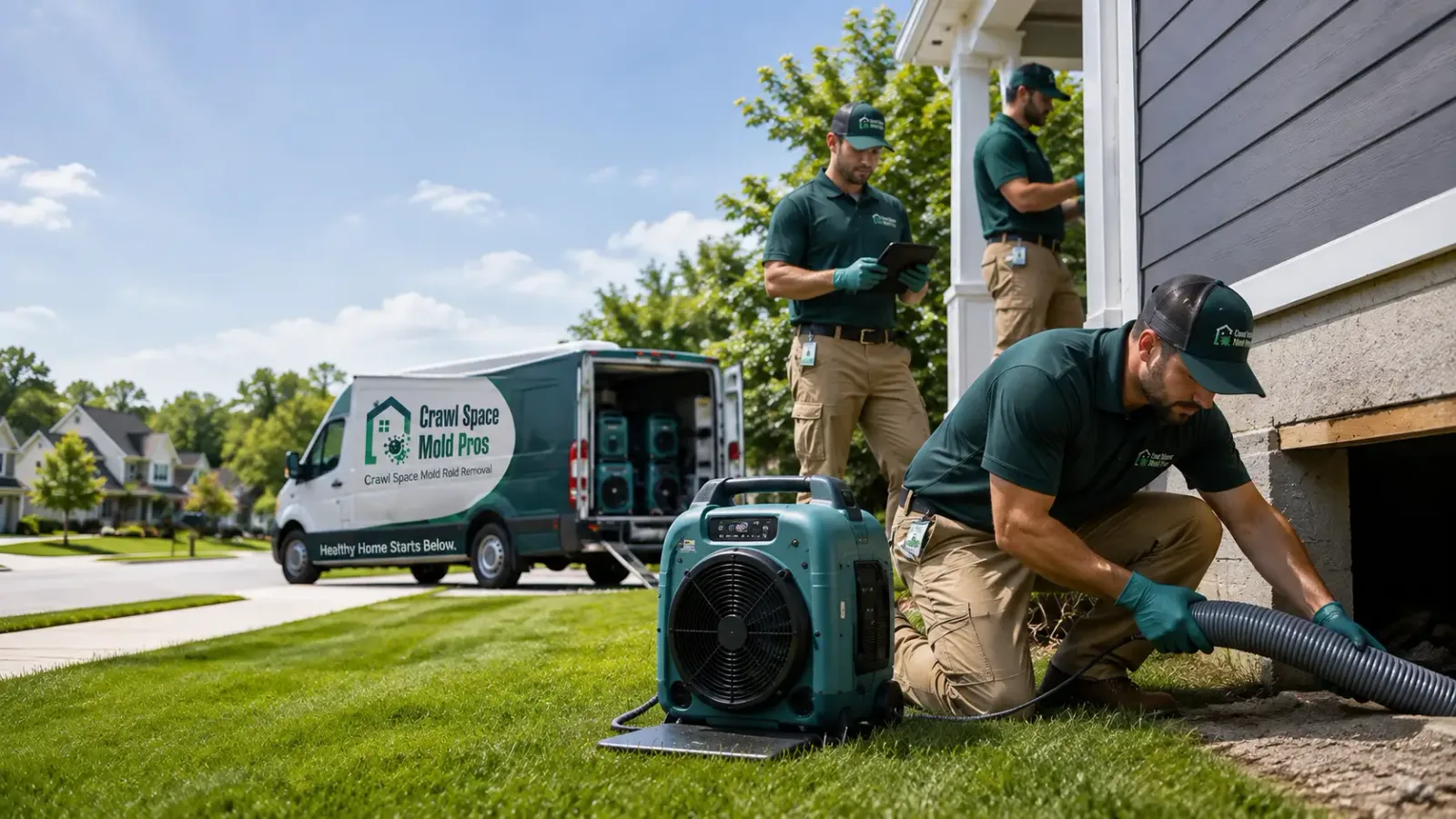 Crawl Space Mold Removal in Porter, MN